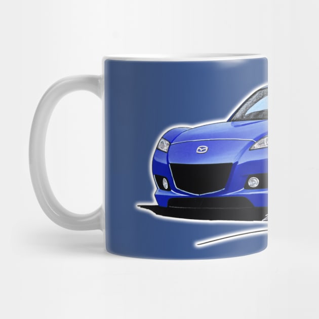 Mazda RX8 Blue by y30man5